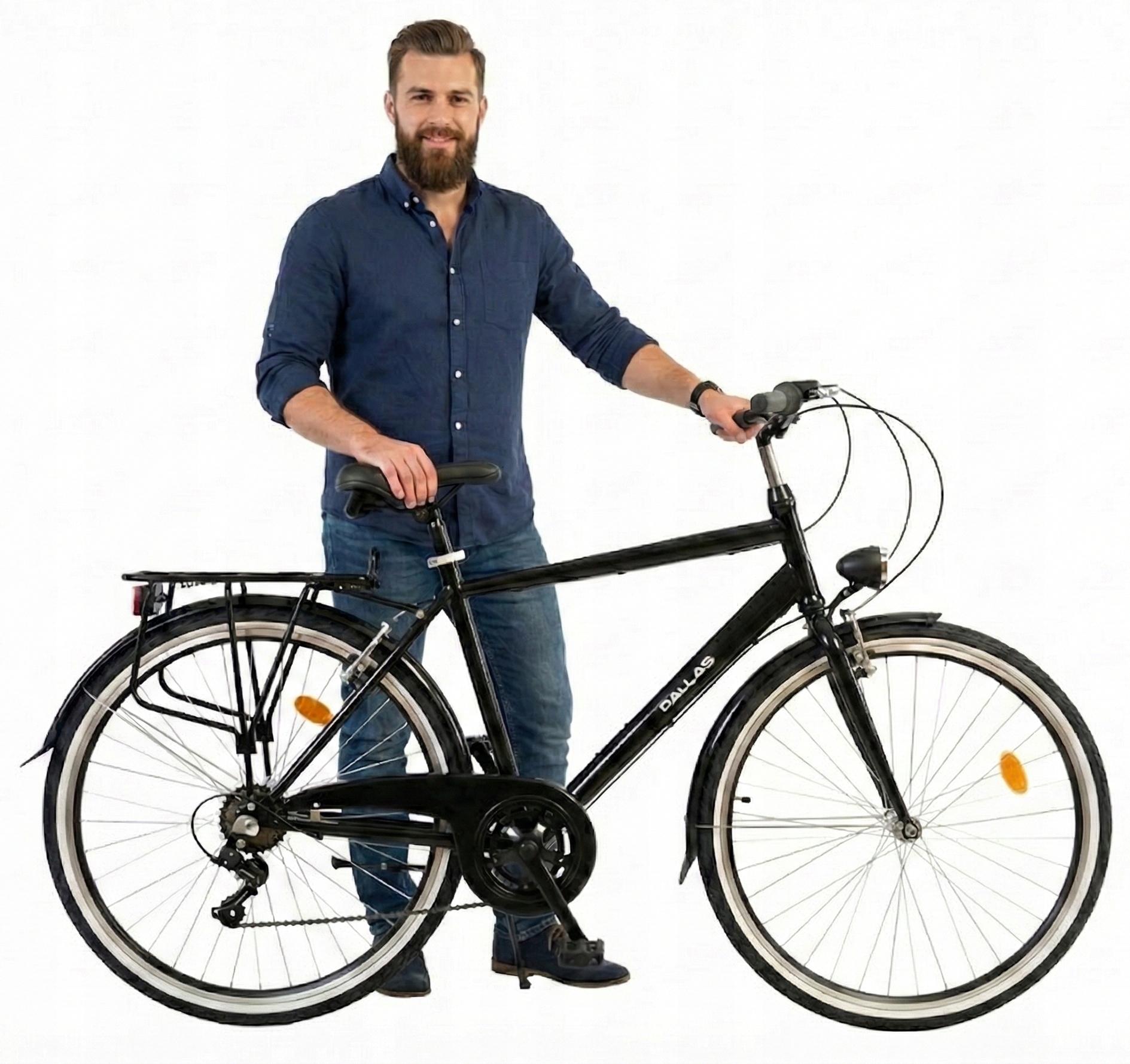 Rower Trekkingowy Męski 28" Dallas Bike Shimano 7 Biegów R. 21"