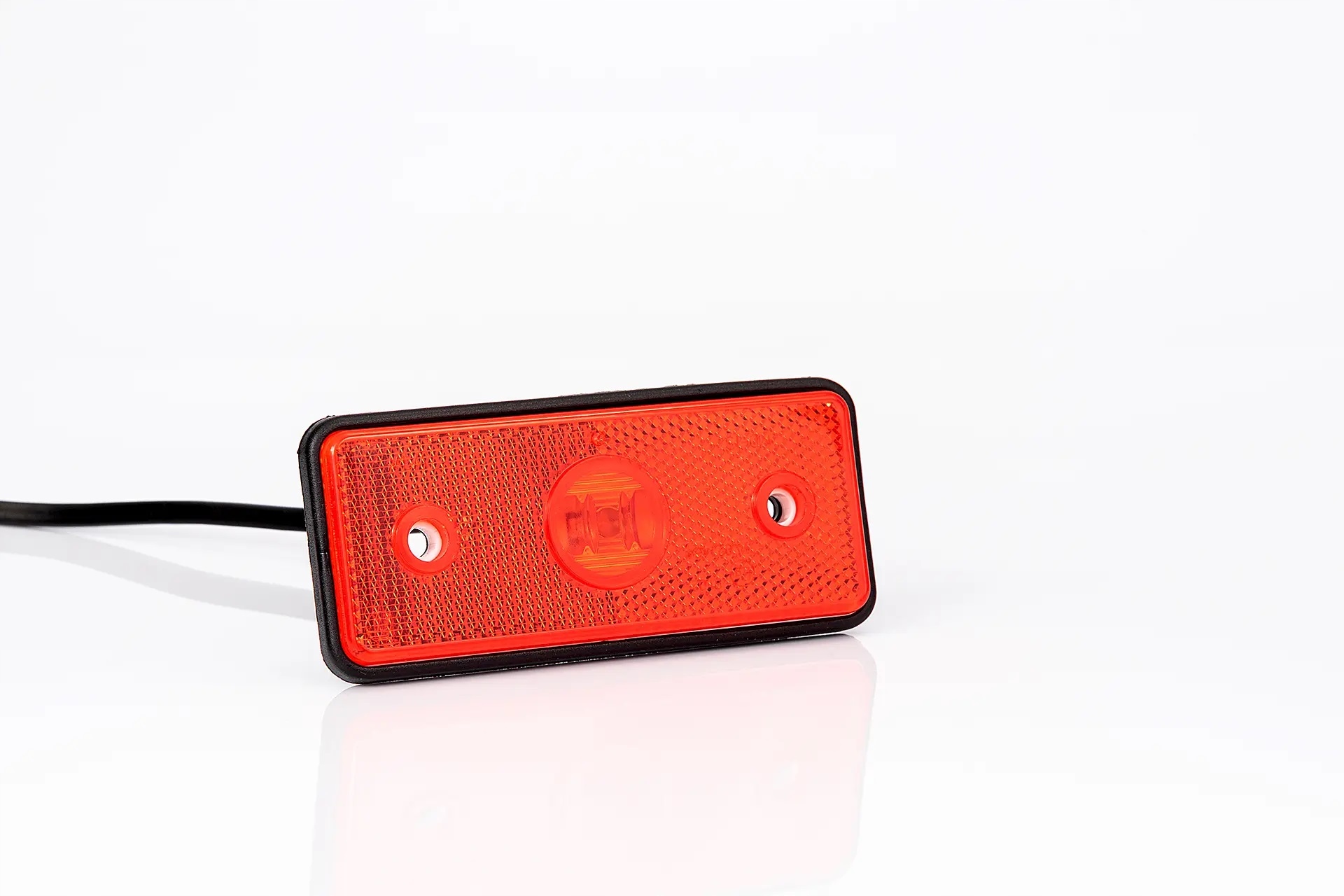 LAMPA LAMPKA OBRYSOWA DIODOWA LED 12/24V CZERWONA