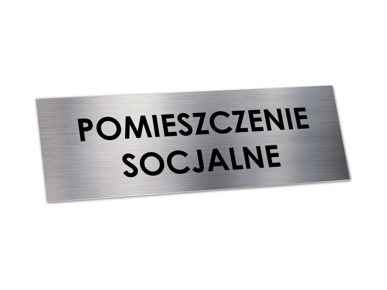 

Tabliczka Pomieszczenie Socjalne 15x5cm Alum