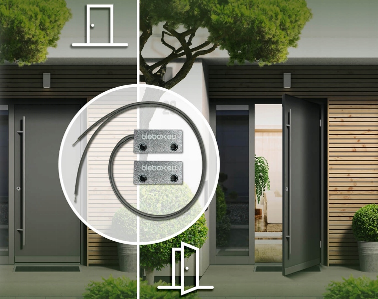 BleBox reedSensor kontaktron do bramy garażowej Zawiera baterie nie