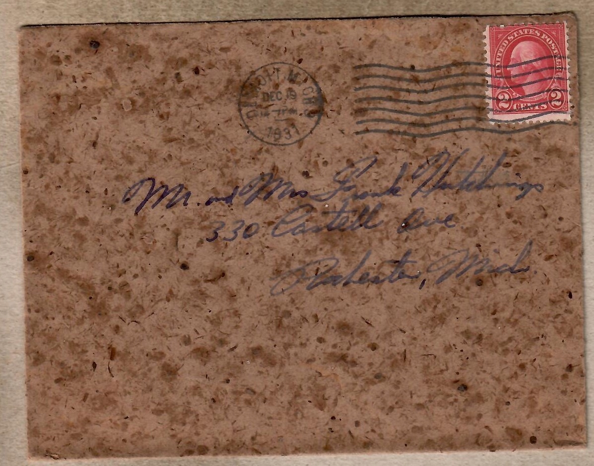 USA ,1931 r. koperta