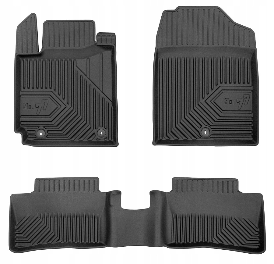 Gumové Koberce Kia Picanto 3 od roku 2017 Korytka 77