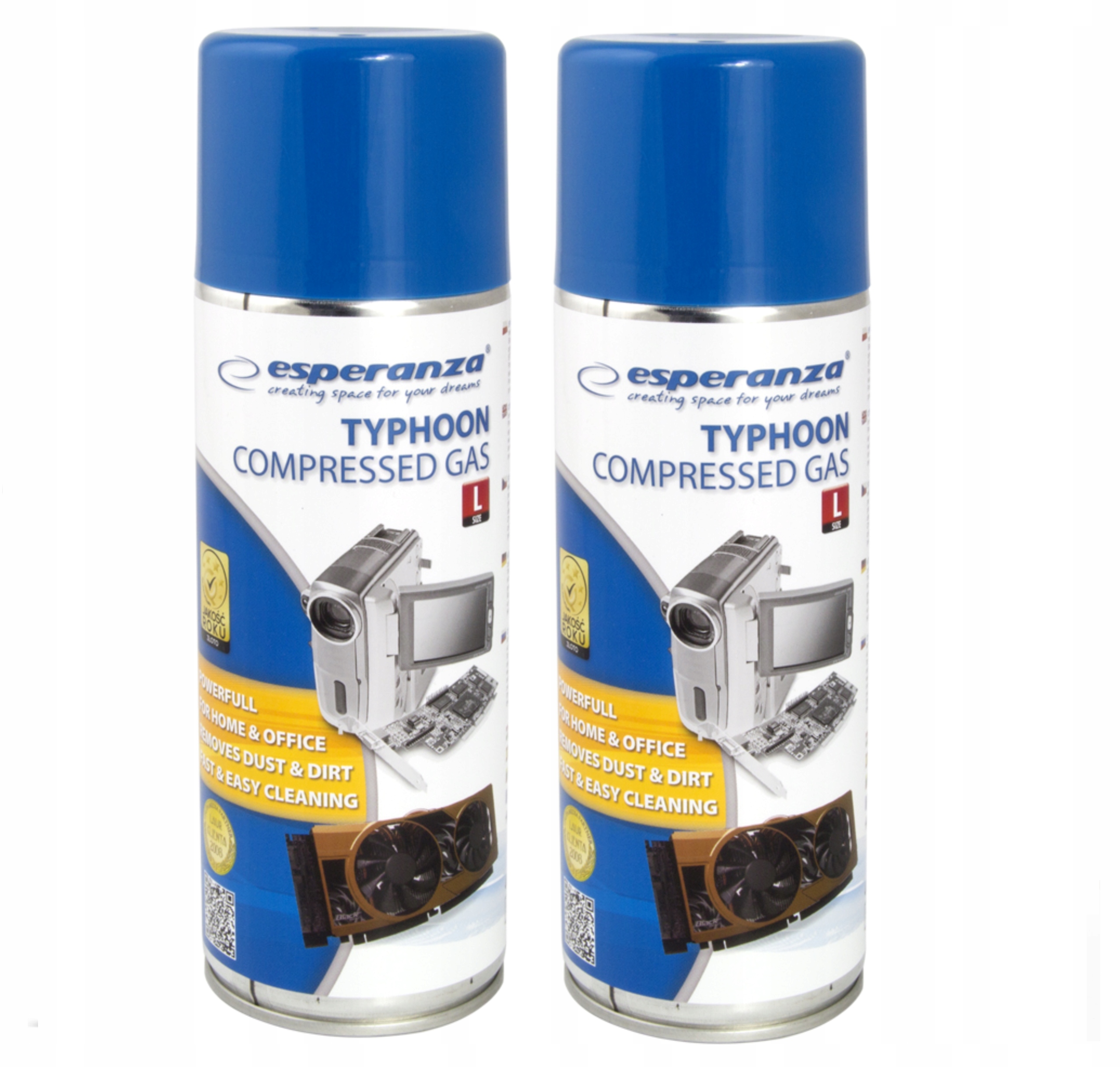 

Sprężone Powietrze Do Komputera W Sprayu 2x 400ML