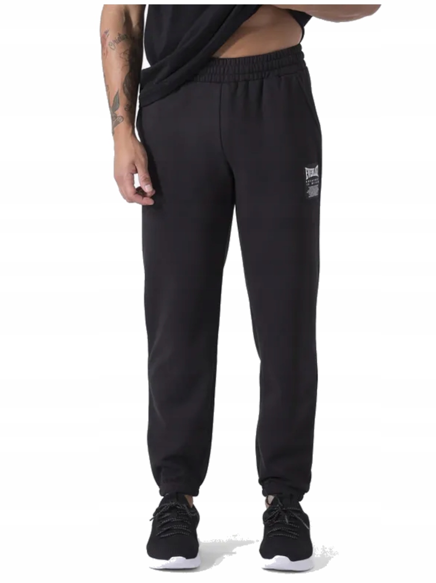 Pánské sportovní kalhoty Everlast 37M217F84-2000 černé bavlna XL