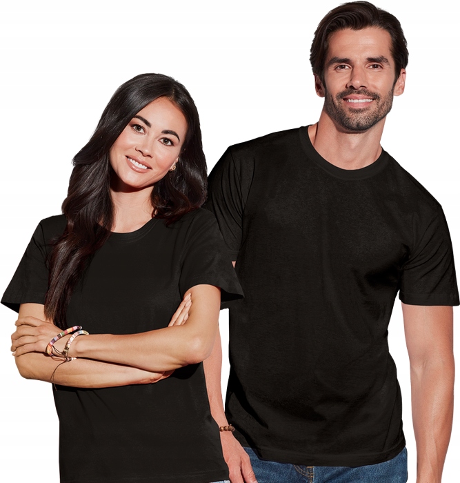T-shirt Koszulka Uniwersalna Bawełniana Czarna M