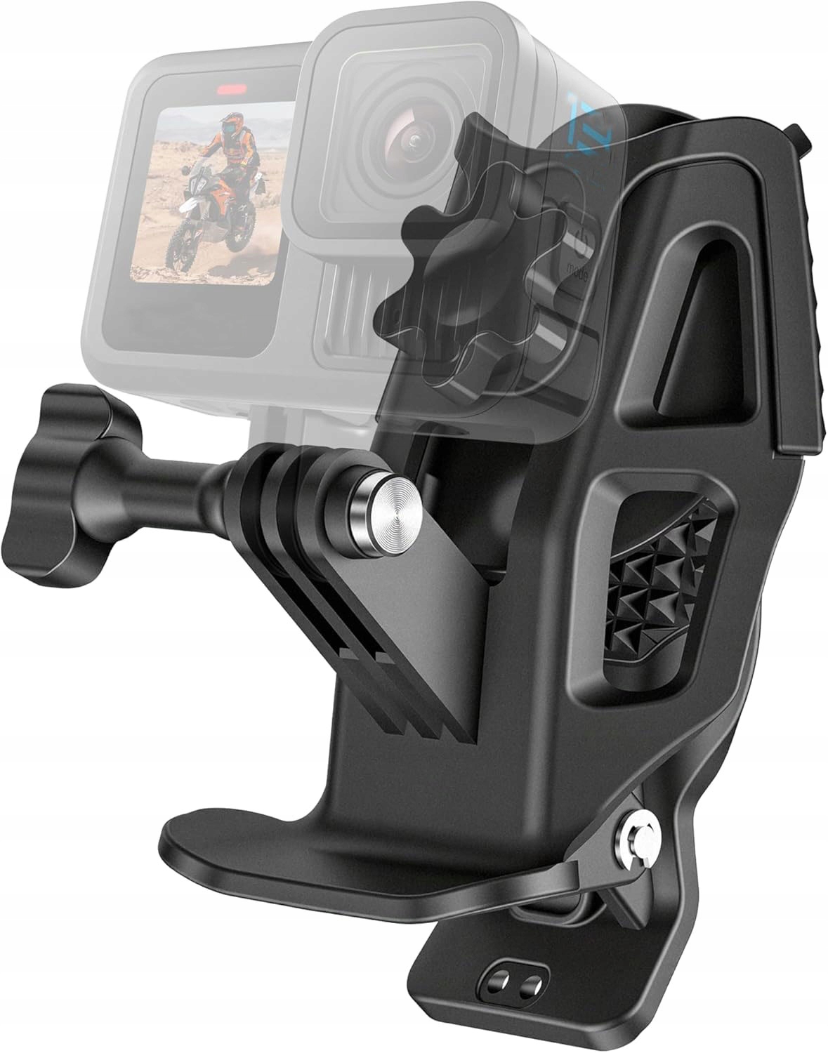 Uchwyt Motocyklowy z Zaciskiem do Kamer GoPro/DJI Action 6/Insta360 Go Ultra