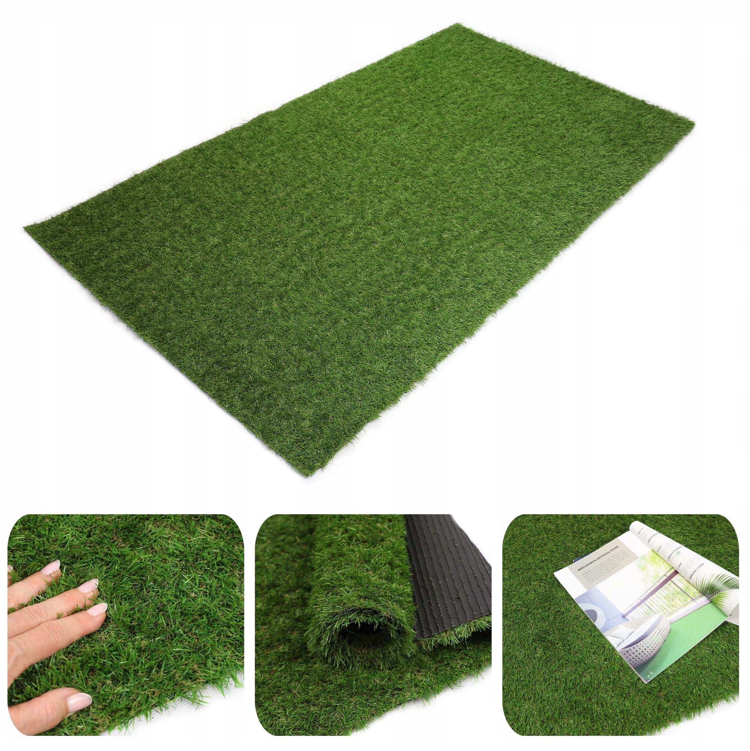 200x450 cm Měkká Hustá Umělá Tráva 25 mm Balkon Terasa Zahrada Balkon Grasso
