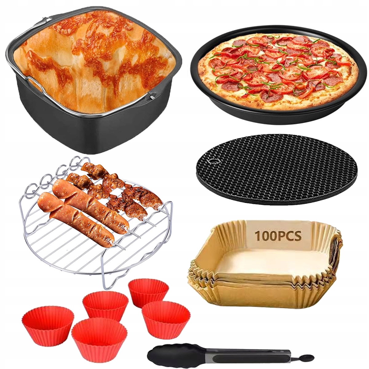 Akcesoria Pre Fritézu Air Fryer Sada 11 Ks pre Philips Airfryer