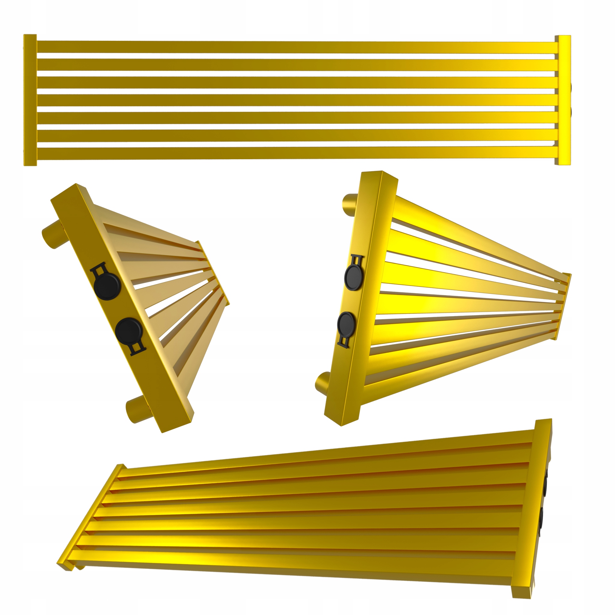 Dekorativní radiátor úrovně Radiator 140x32 Zlatý