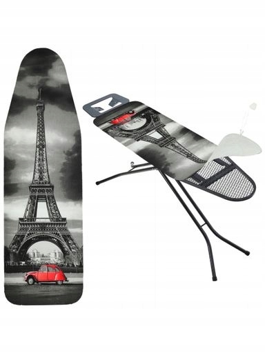 Levně 2x Kadax Obal na žehlicí prkno Natahovací 148x52 cm Eiffelova věž