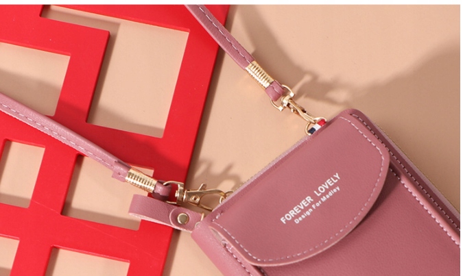 TOREBKA MINI KOPERTÓWKA NA TELEFON PORTFEL szary Marka inna