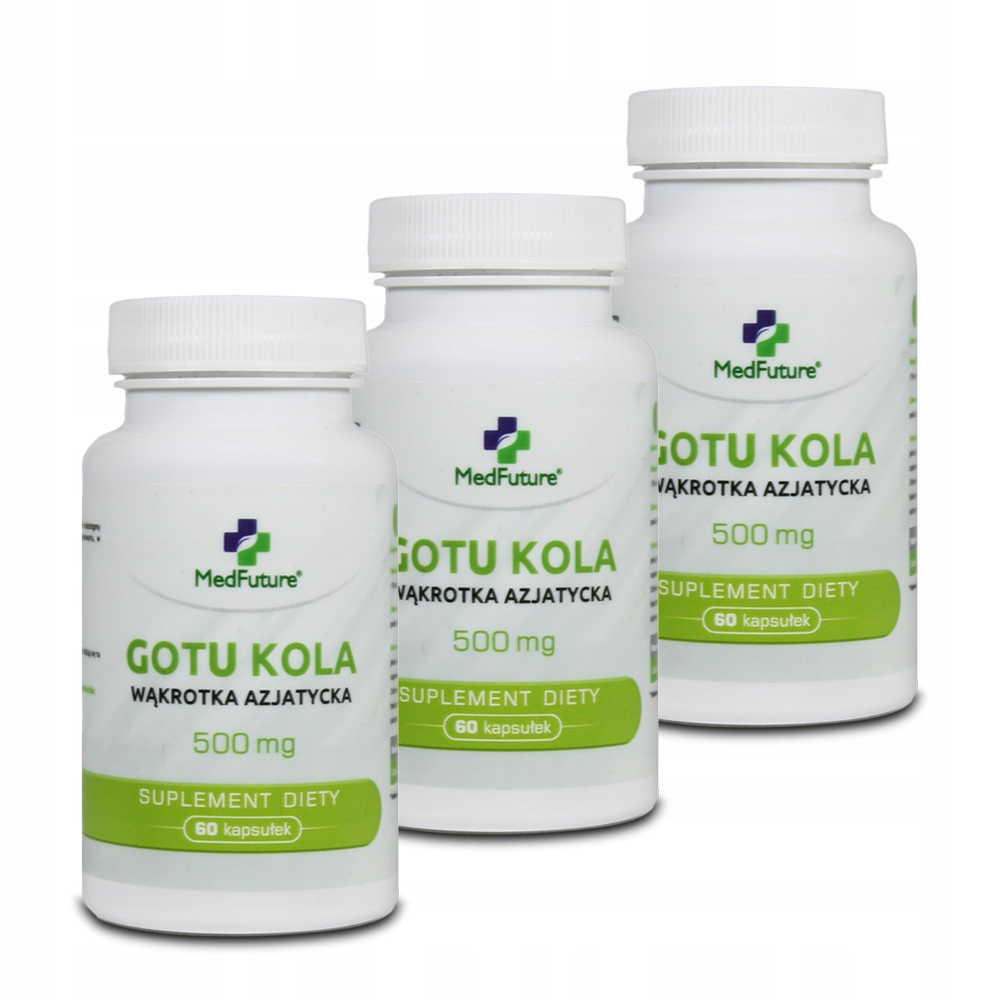 

Gotu Kola ekstrakt standaryzowany 500 mg 180 kaps