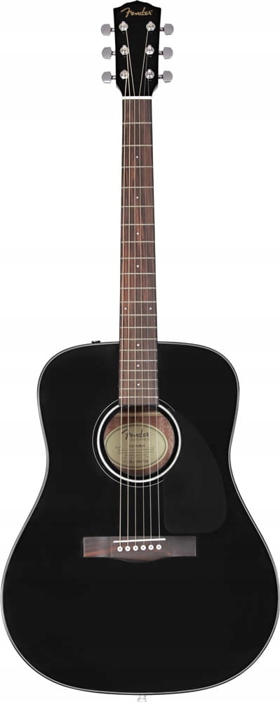 Fender CD-60 Black V3 akustická kytara W/Case