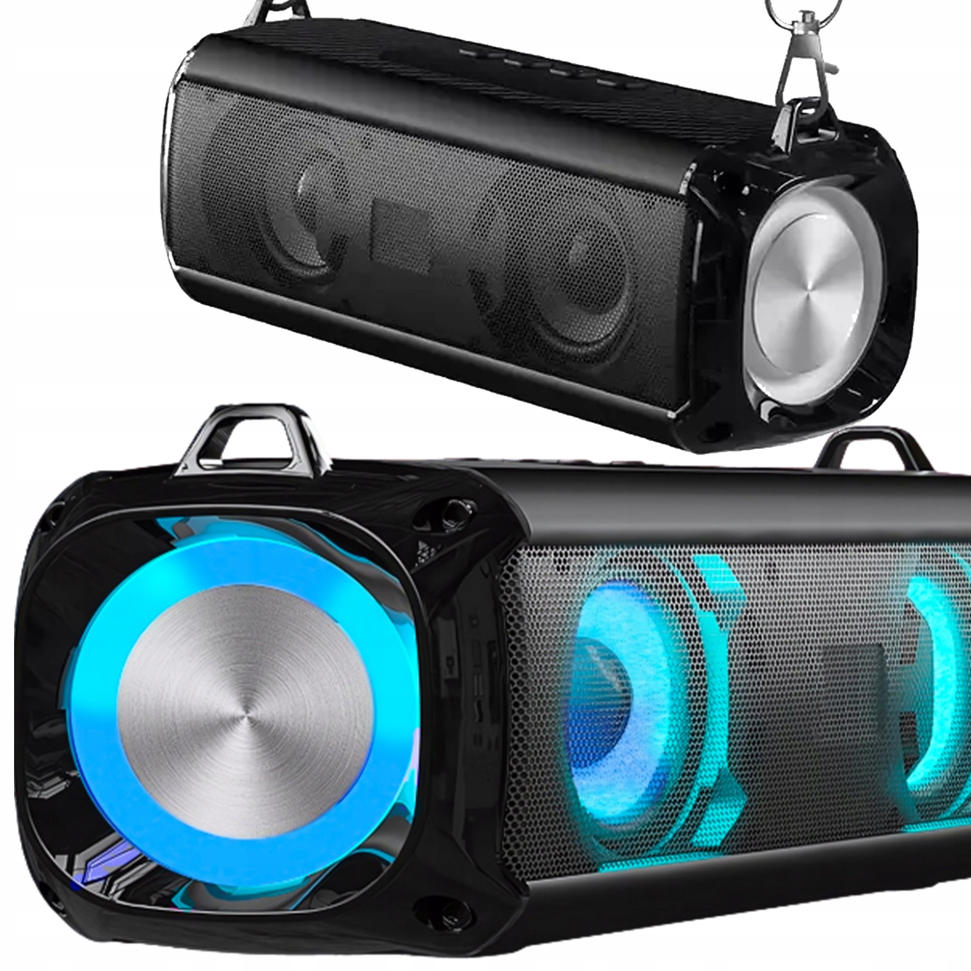 Głośnik Bluetooth Led Przenośny Mobilny Bezprzewodowy Radio Boombox Usb