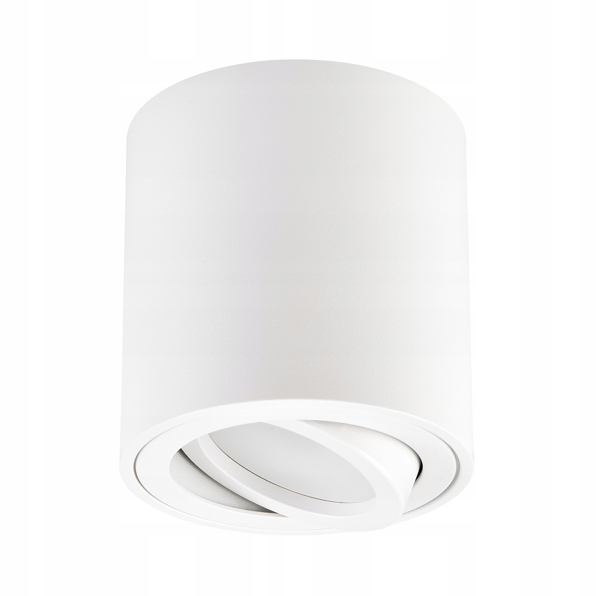 LAMPA NATYNKOWA RUCHOMA GU10 BIAŁA TUBA - SPOT SUFITOWY BOLT W1