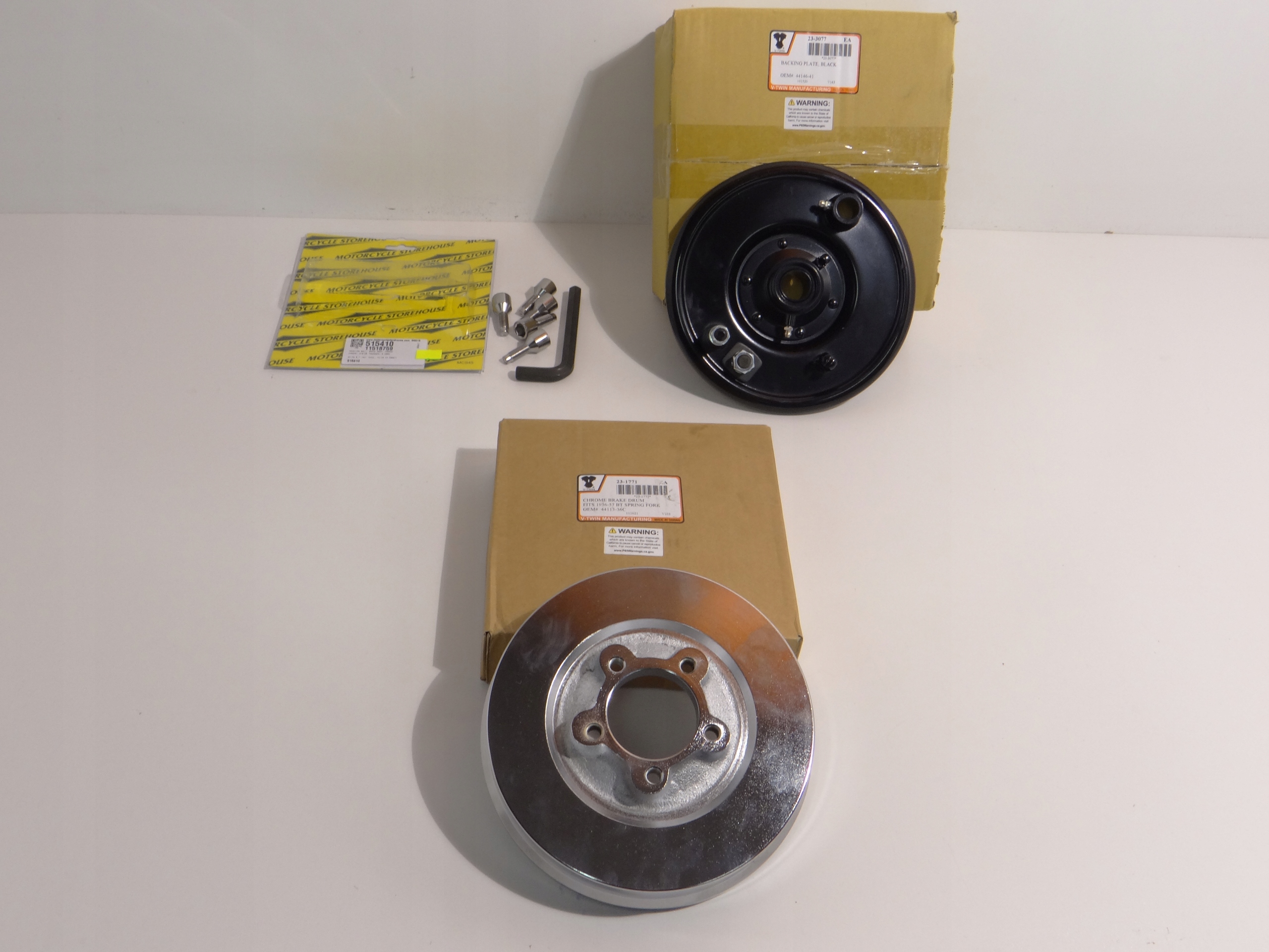 23-1771 - HARLEY WL WLA WLC ТОРМОЗНОЙ БАРАБАН ХРОМИРОВАННЫЙ #