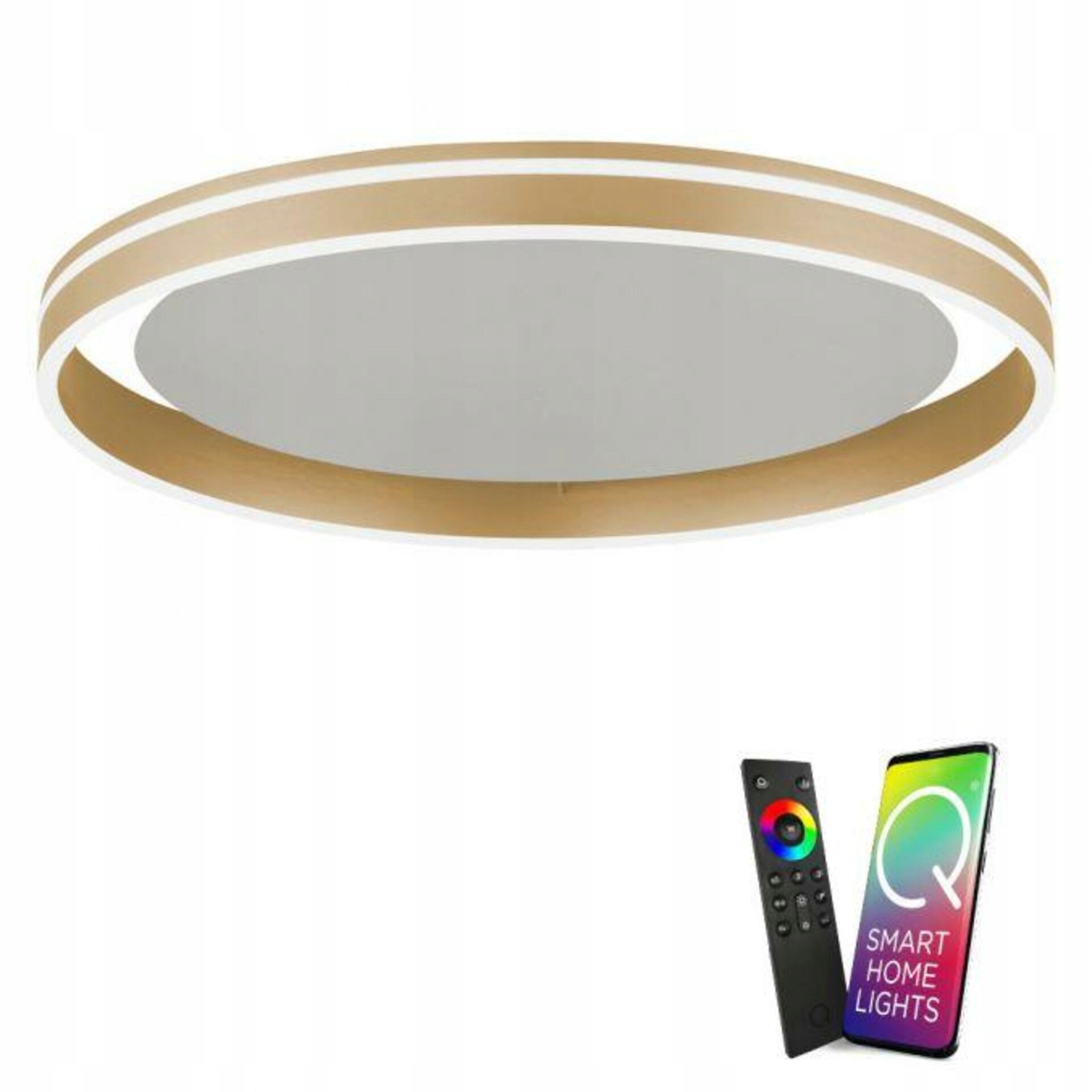 Chytré Led stropné svietidlo Paul Neuhaus Q-vito, 59 cm, ZigBee, 2700-5000K,