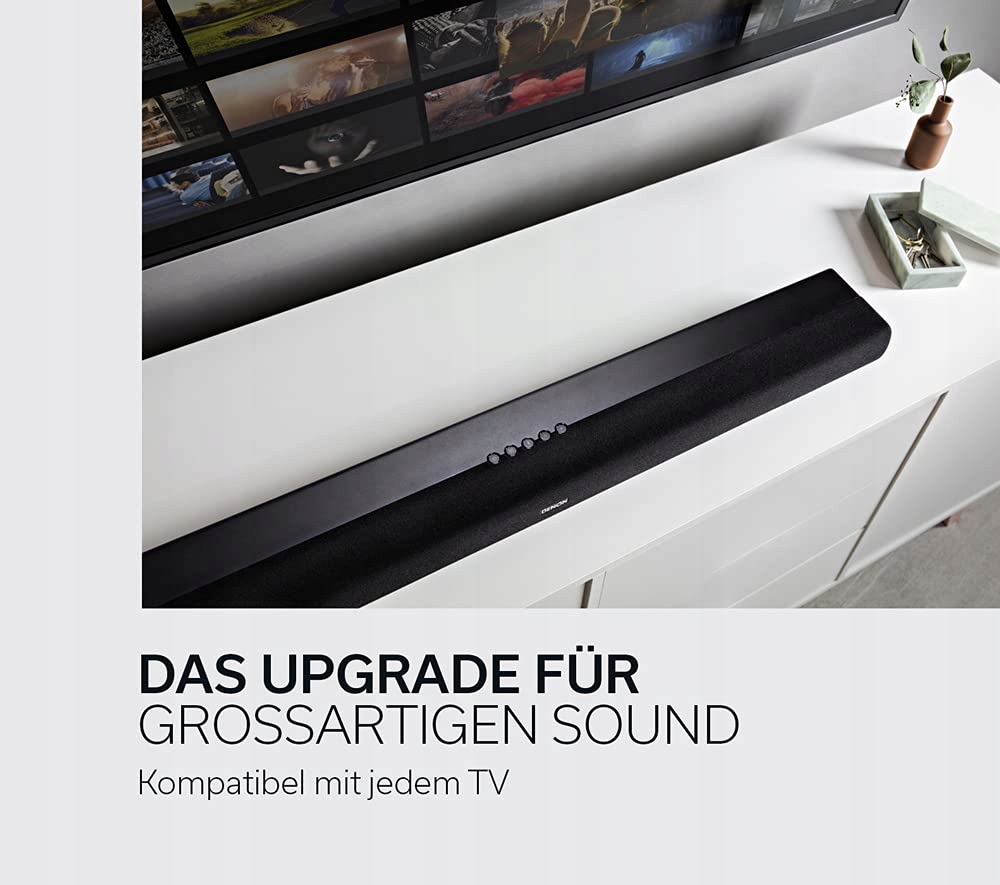 DENON DHT-S216 Soundbar 2.1 z Subwooferem Bluetooth HDMI 4K Czarny — miniatura 3