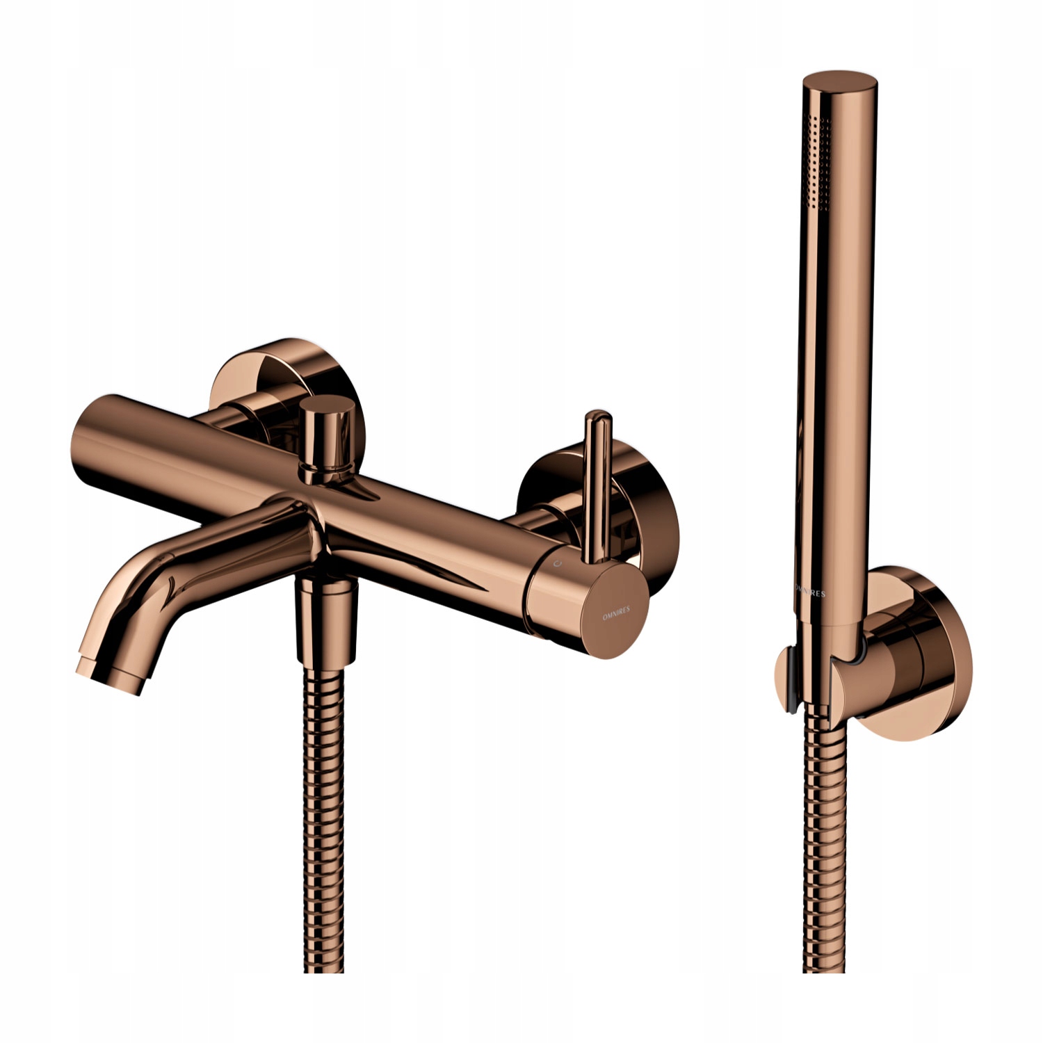 Vaňová Batéria S Medenou Sprchovou Súpravou