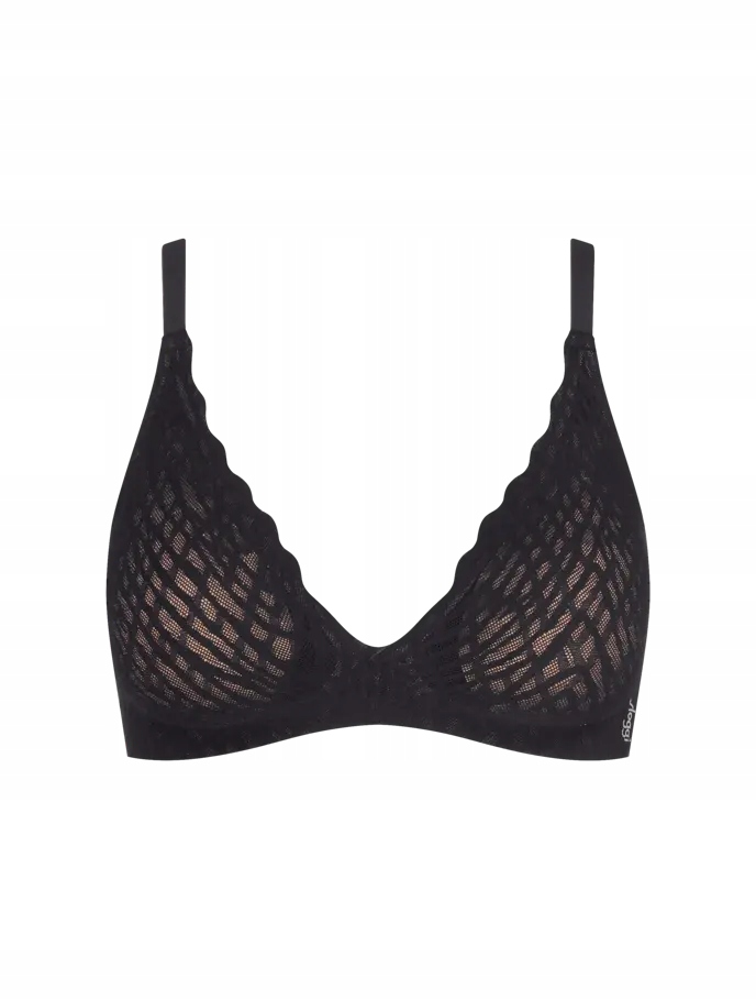 Černá bezešvá Dámská Podprsenka sloggi Zero Feel 2.0 The Up P Bra M M+