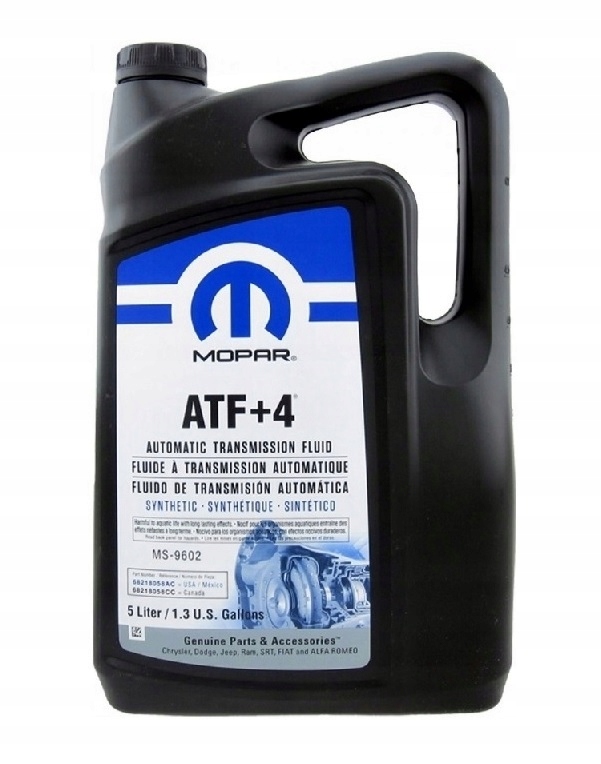 Olej Mopar ATF+4 5 L, Prevodovka Jeep Dodge Chrysler