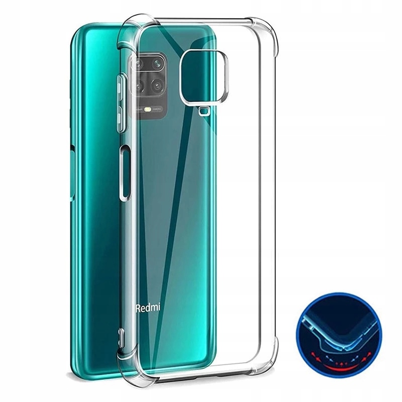 ETUI do REDMI NOTE 9 ANTI SHOCK CLEAR CASE + SZKŁO Dedykowany model Redmi Note 9