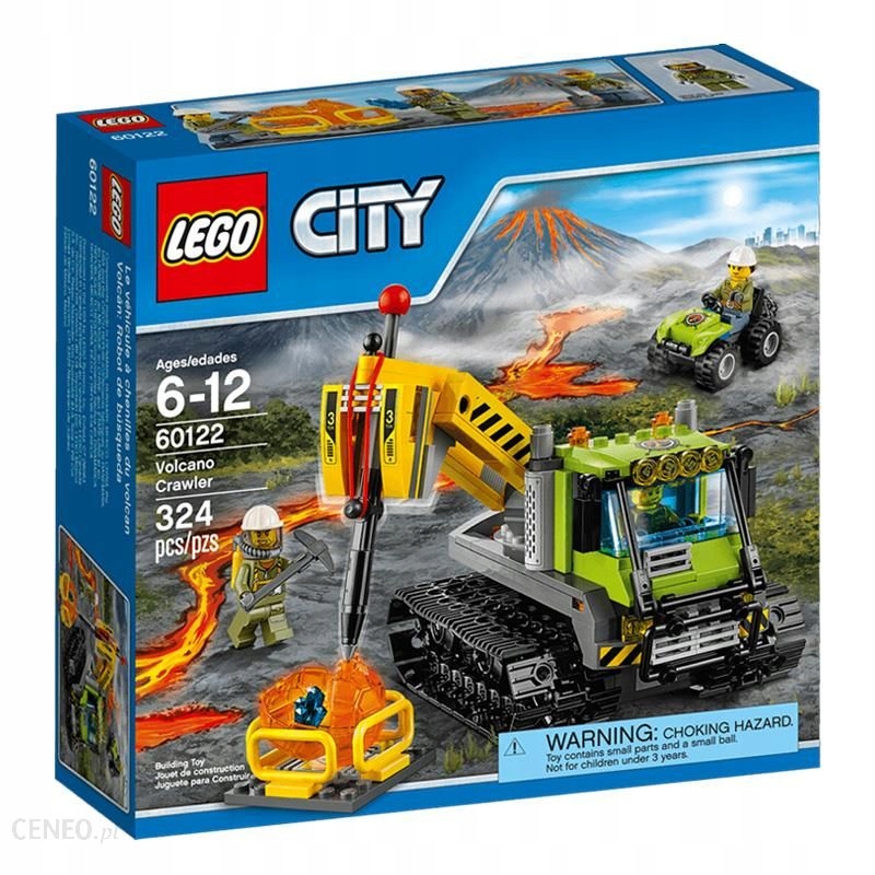 Lego City 60122 Vulkanické Vozítko Nové Gdaňsk