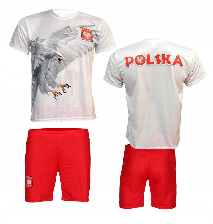 Strój Piłkarski Polska Poddruk Orzeł r. L