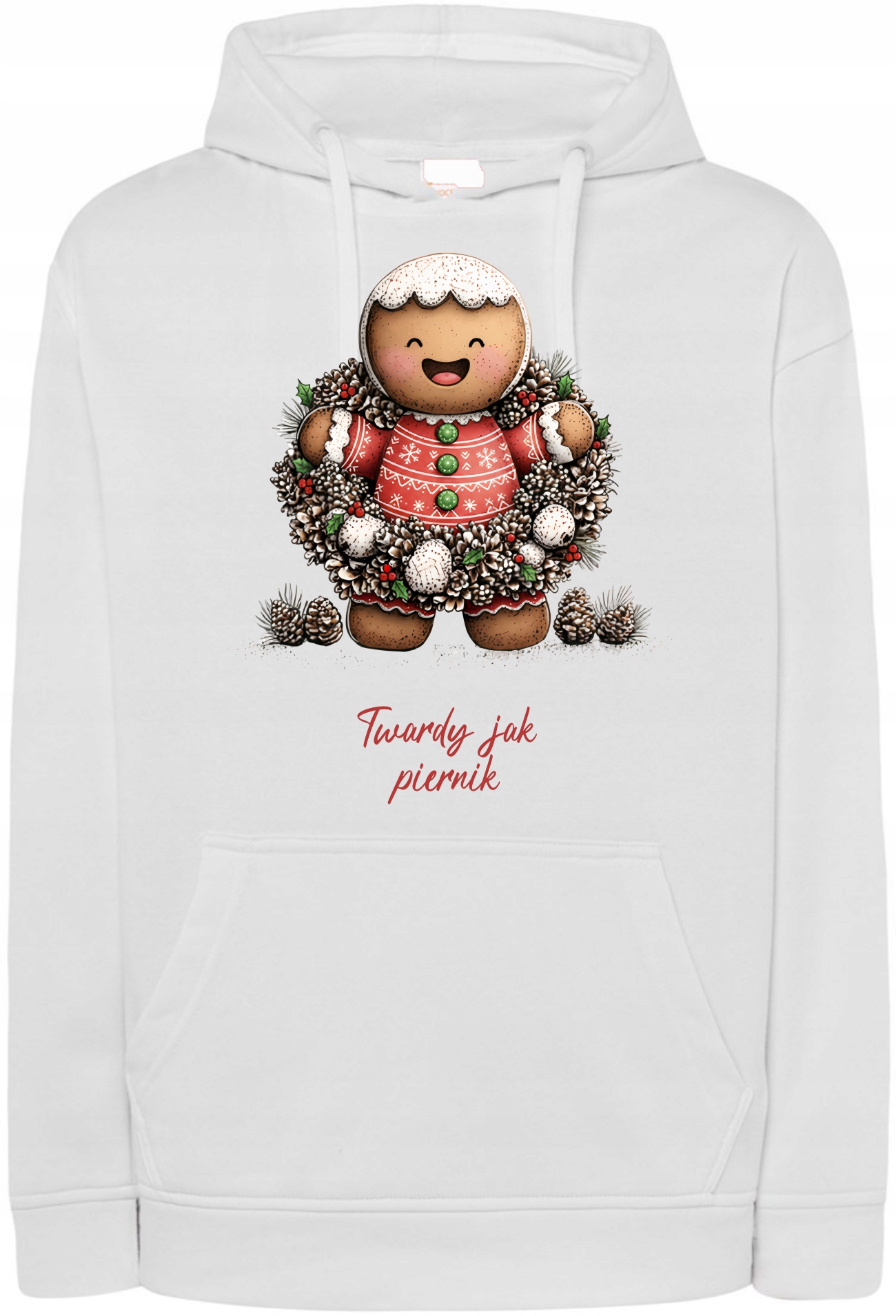 Mikina s kapucí Vánoční Dárek Mikuláš Drsný jako perník rL