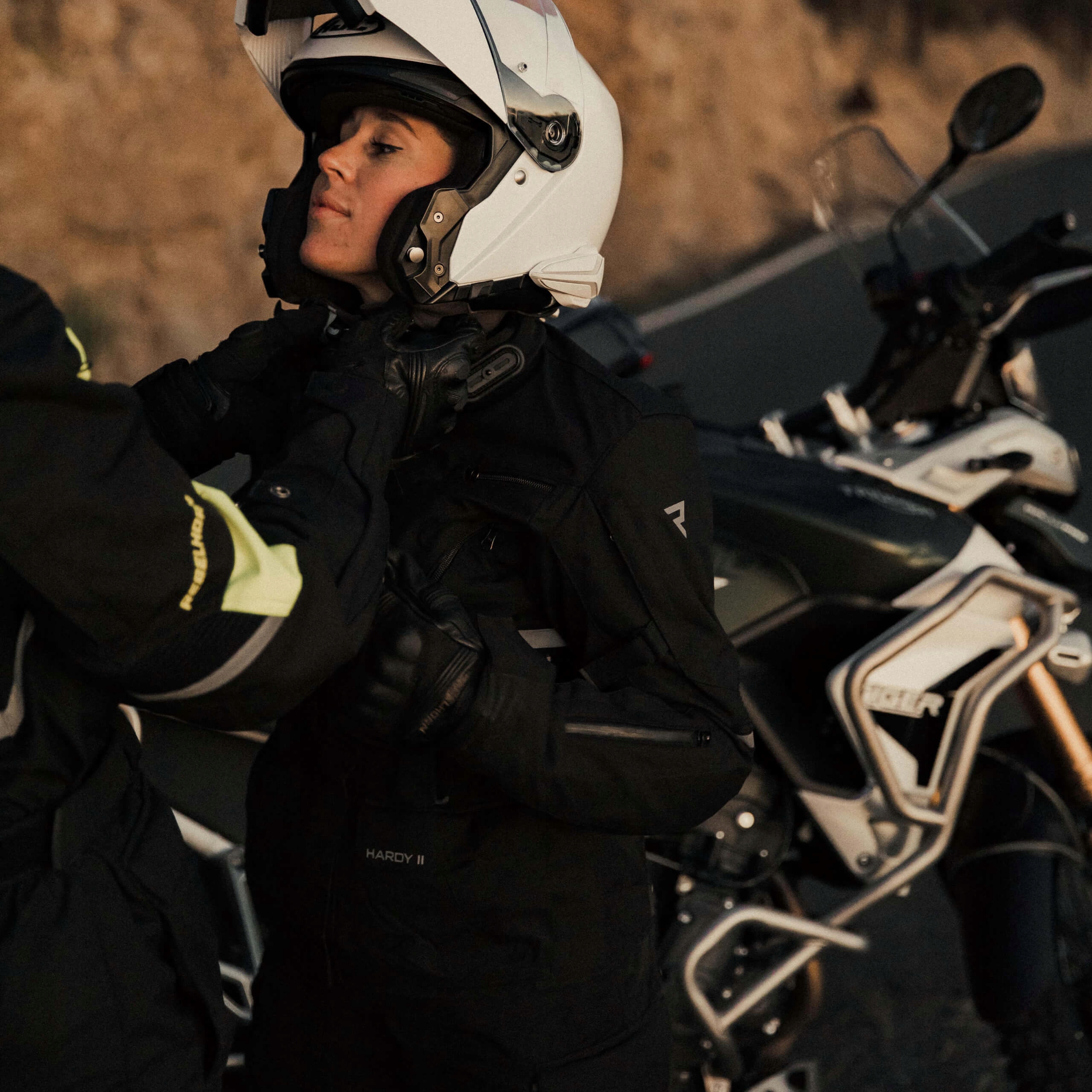 KURTKA MOTOCYKLOWA MĘSKA PRZECIWDESZCZOWA REBEL Rozmiar 5XL