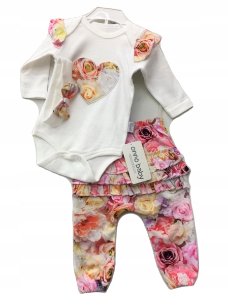 

Onno Body Spodnie Opaska Komplet Falbanki 74/80