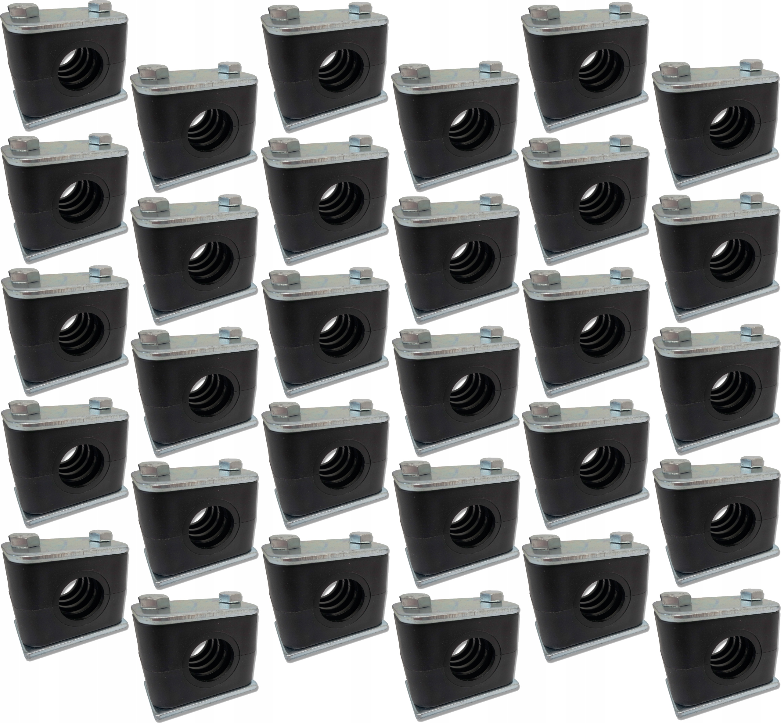 30 x Objímka Jednoduchá 20 mm Upevnění Hydraulických Hadic