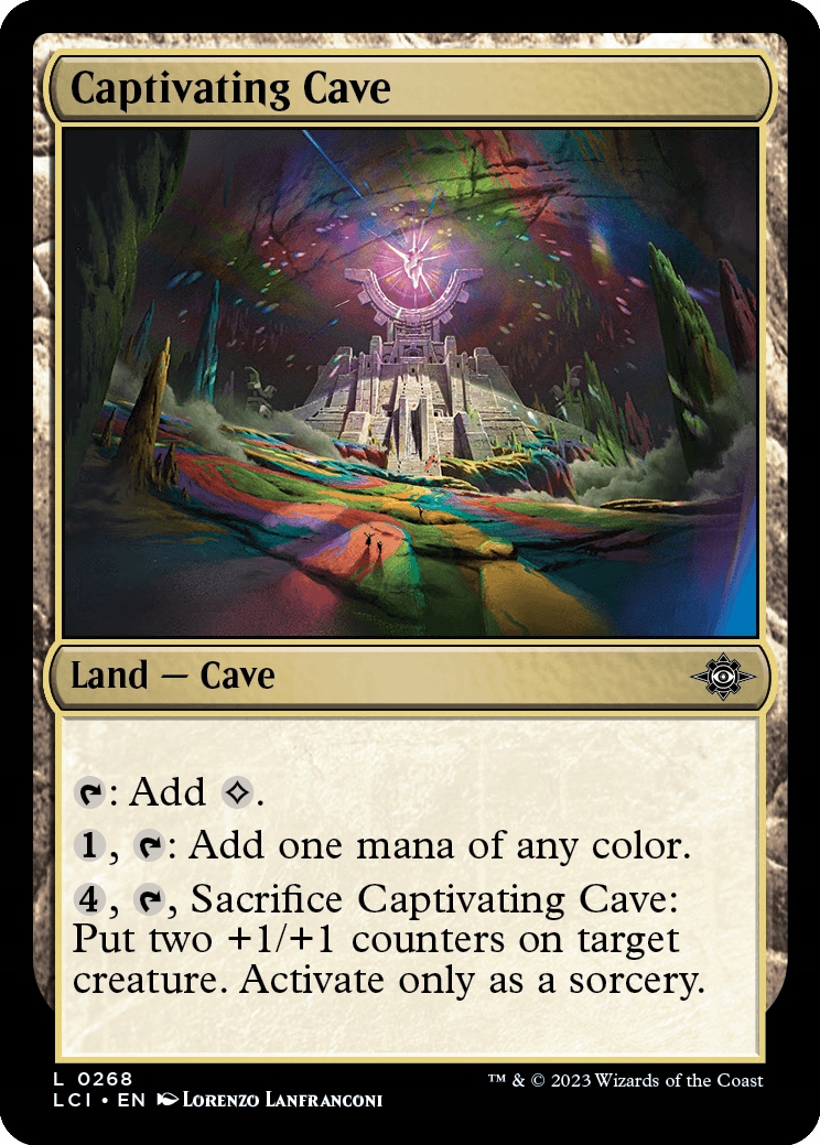 MTG 4x Captivating Cave FOIL