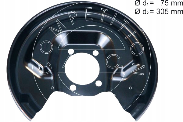 OSŁONA TARCZY HAM.TYLNA LEWA AIC Producent części AIC