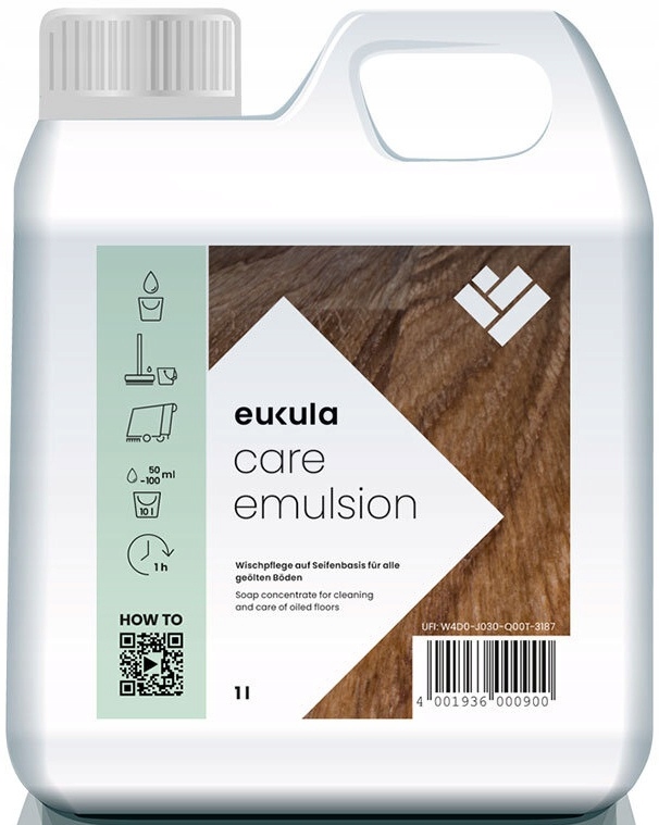 Eukula Care Emulsion 1L pečující mýdlo na olejované podlahy