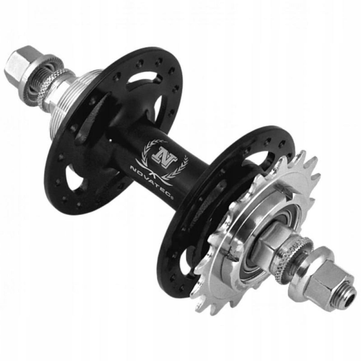 Zadní náboj NOVATEC-A166SBT Fix/SingleSpeed Černý
