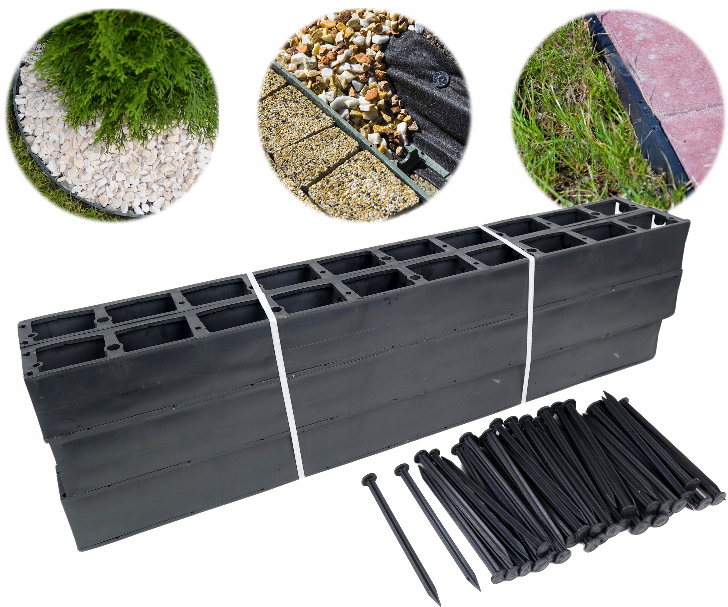 

Obrzeże Trawnikowe Stella Bord 8cm 12m kotwy