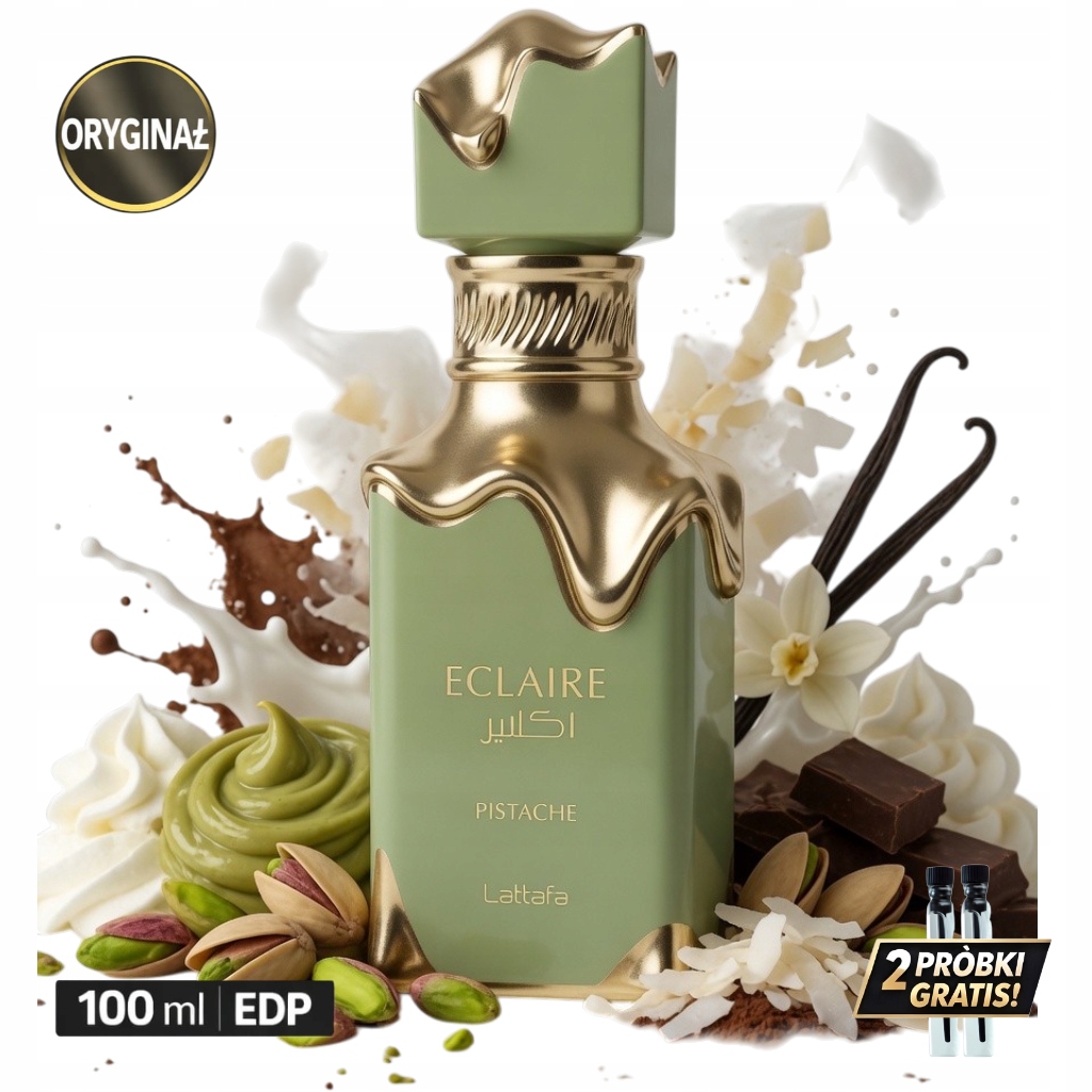 Parfém Lattafa Eclaire Pistache 100 ml 2 vzorky Dárek