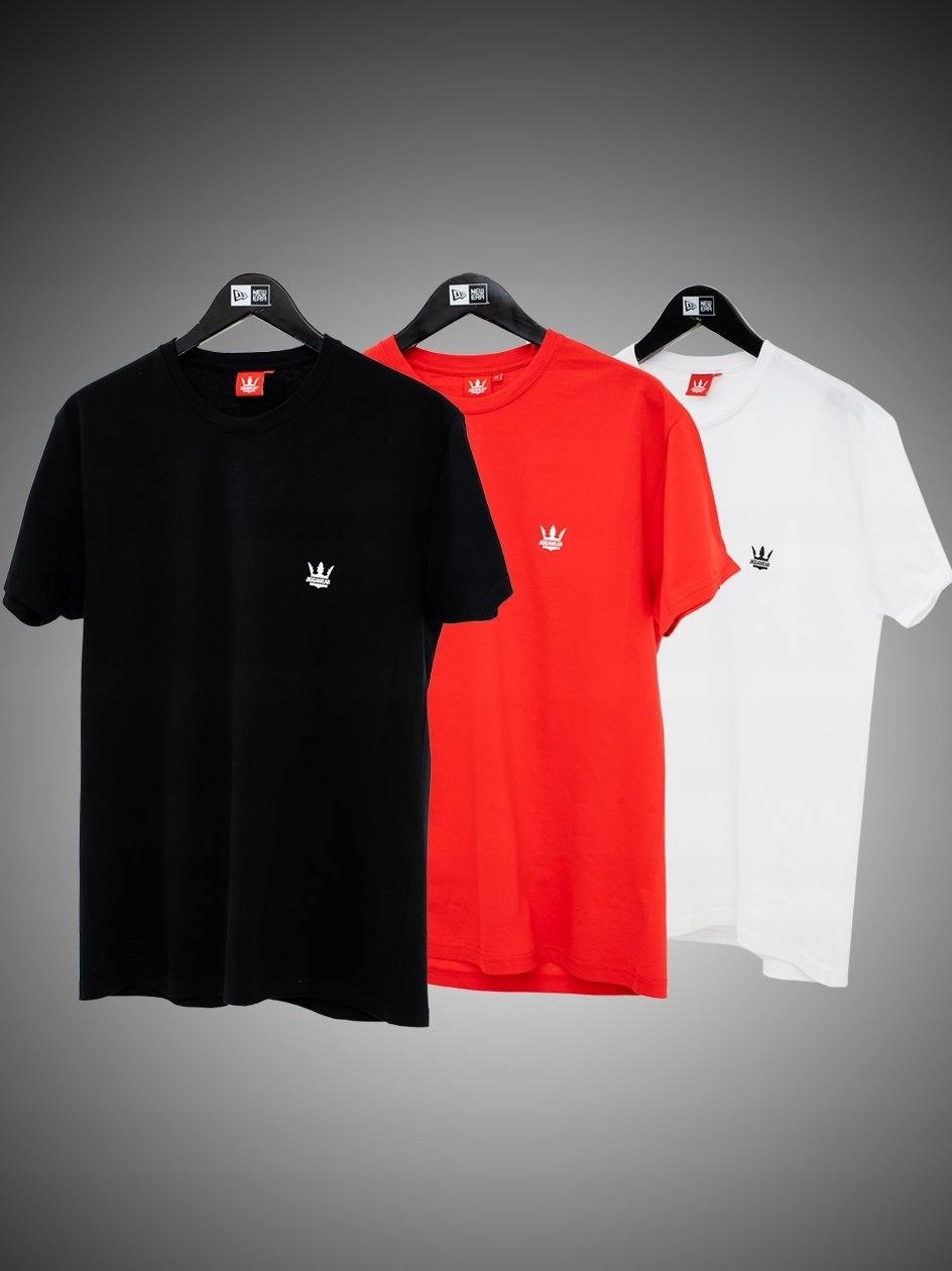 Sada 3 Kusů Pánských Triček Jigga Bavlněné Mini Korona Barevné XL