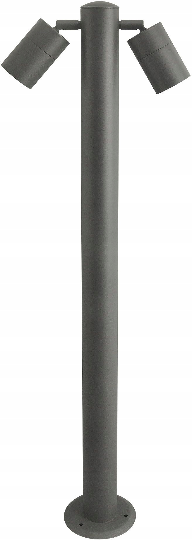 Antracitový záhradný stĺpik Rolf 2, dva reflektory s reguláciou, inzerát