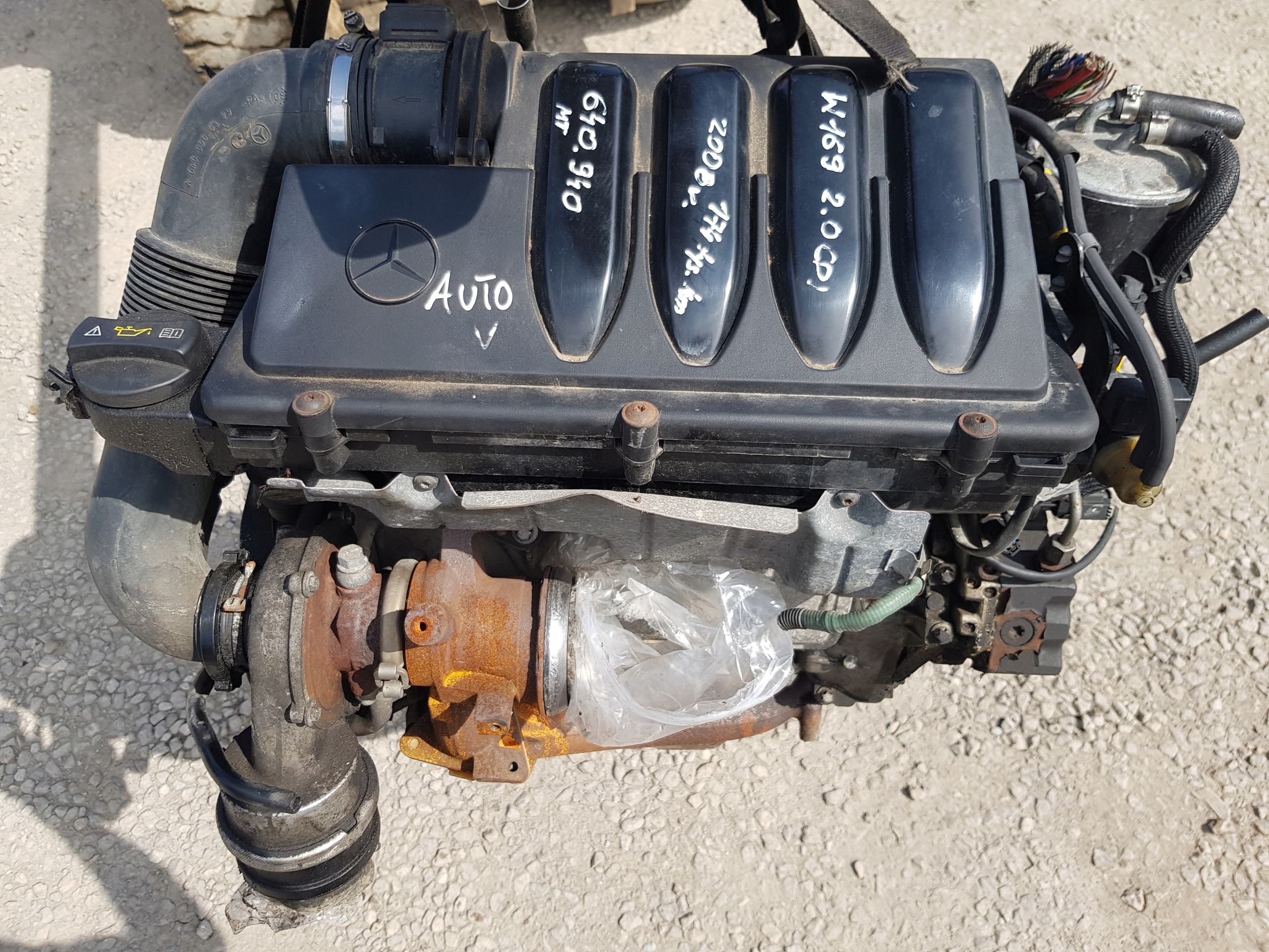 MERCEDES A W169 B W245 2.0 CDI 2008 640.940 engine complete KPL 174 TYS KM