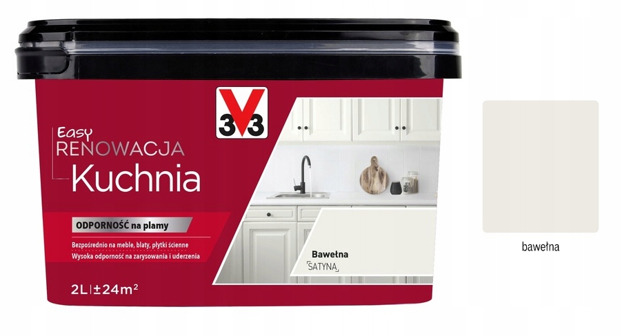 V33 Farba renowacja Kuchnia I Meble 2 L Bawełna satyna
