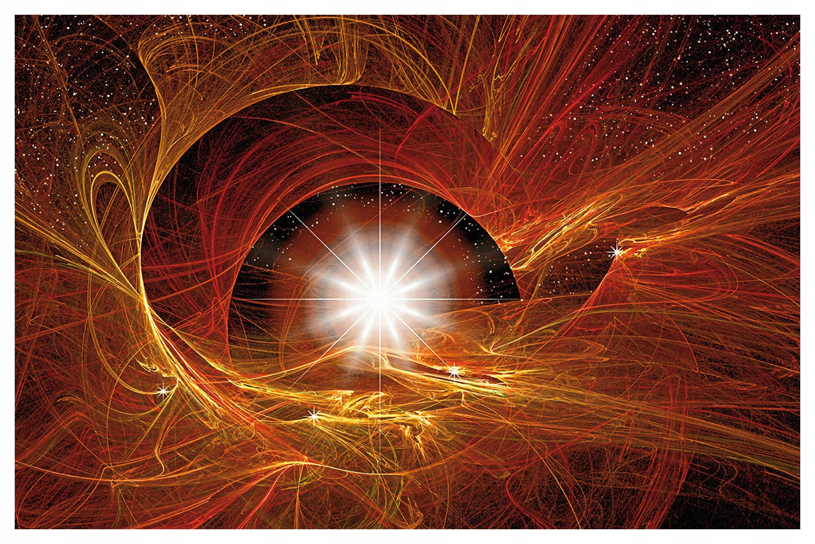 Fototapeta Vesmírna energia svetla Abstrakcia Vesmír 350x250 lepidlo