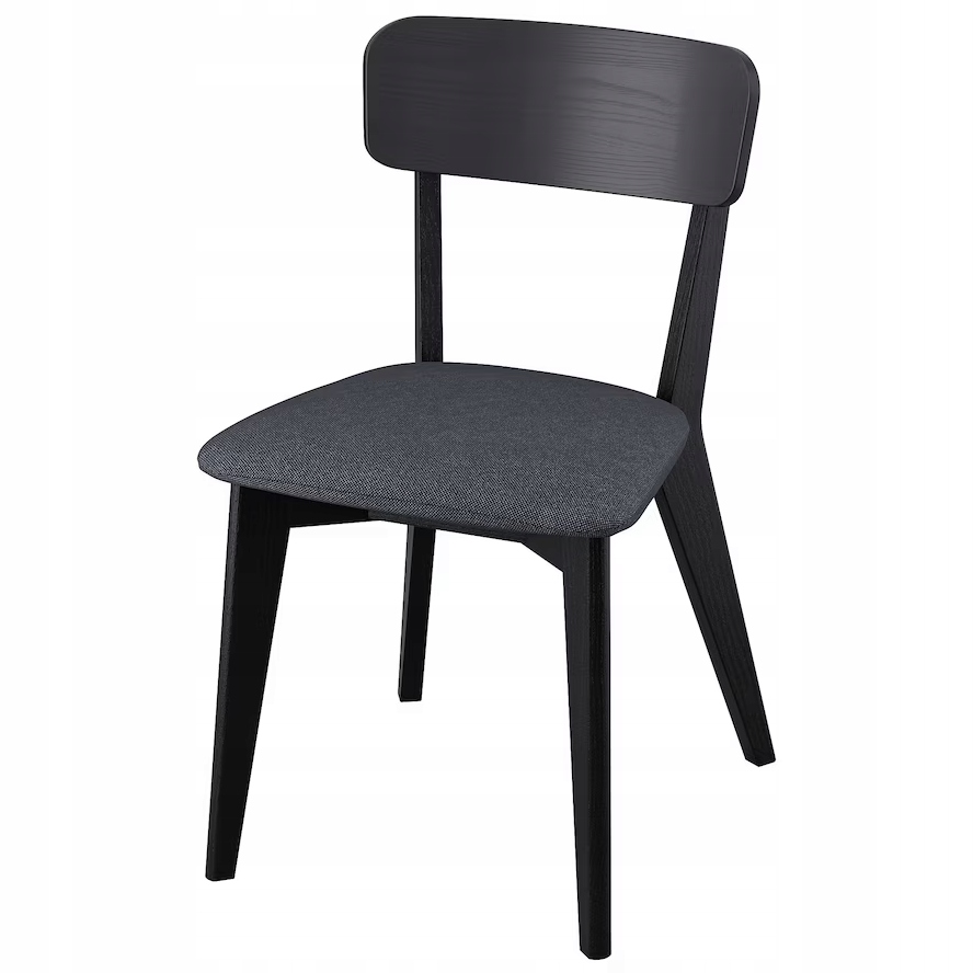 Ikea Lisabo Stolička, čierna/Tallmyra čierna/sivá