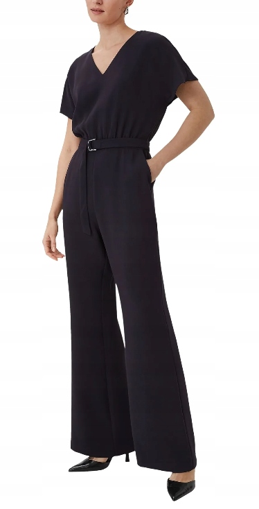 Comma Dámský Tmavě Modrý Overal S Rovným Páskem 42 Js