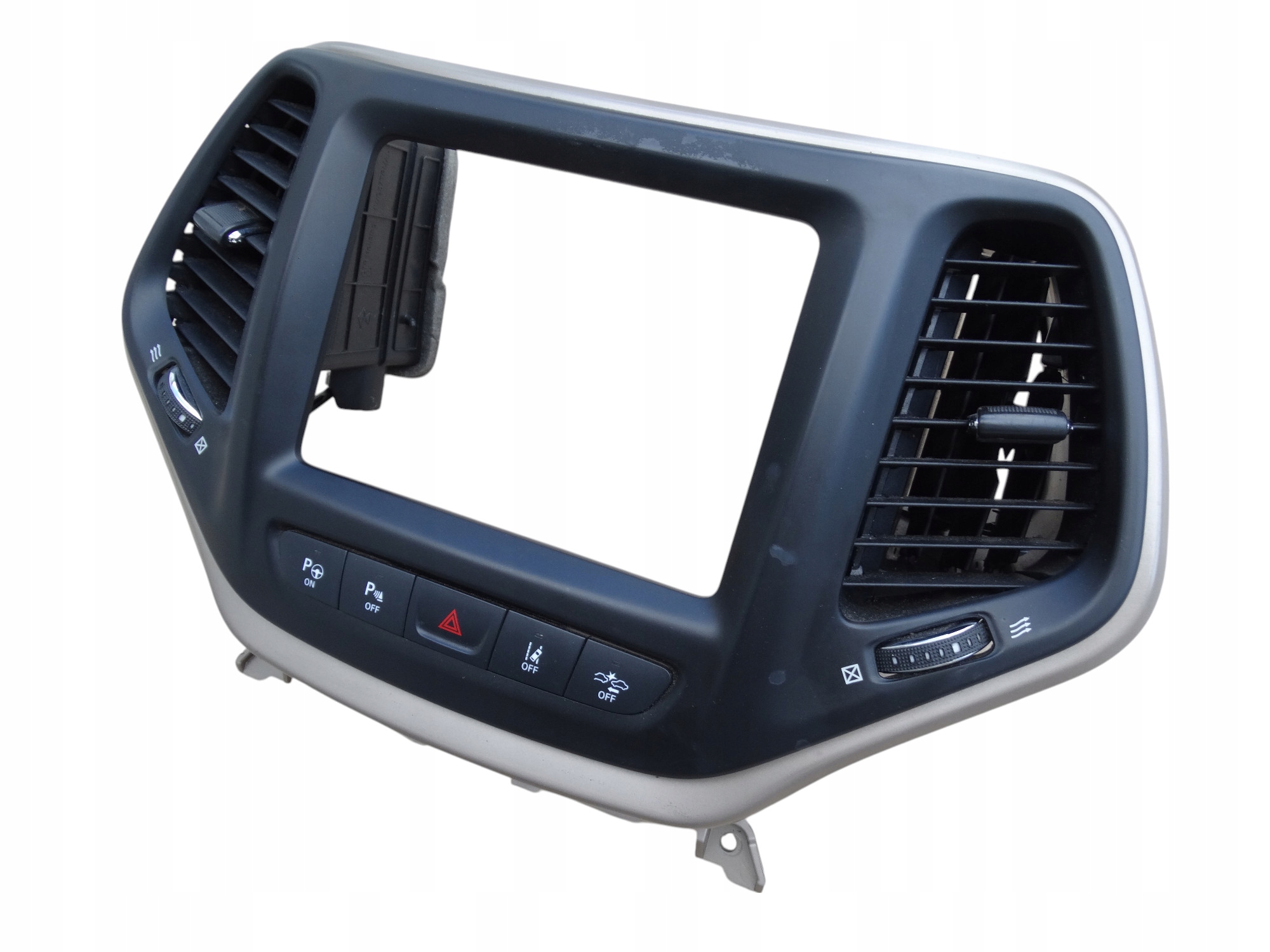 JEEP CHEROKEE V KL PANEL PRZYCISKOW cover frame RADIA KRATKI air conditioning devices ASO