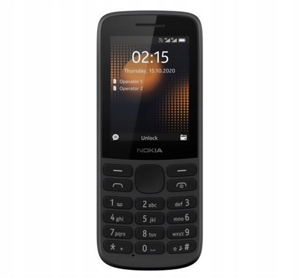 Nokia 215 4G Dual Sim Černá