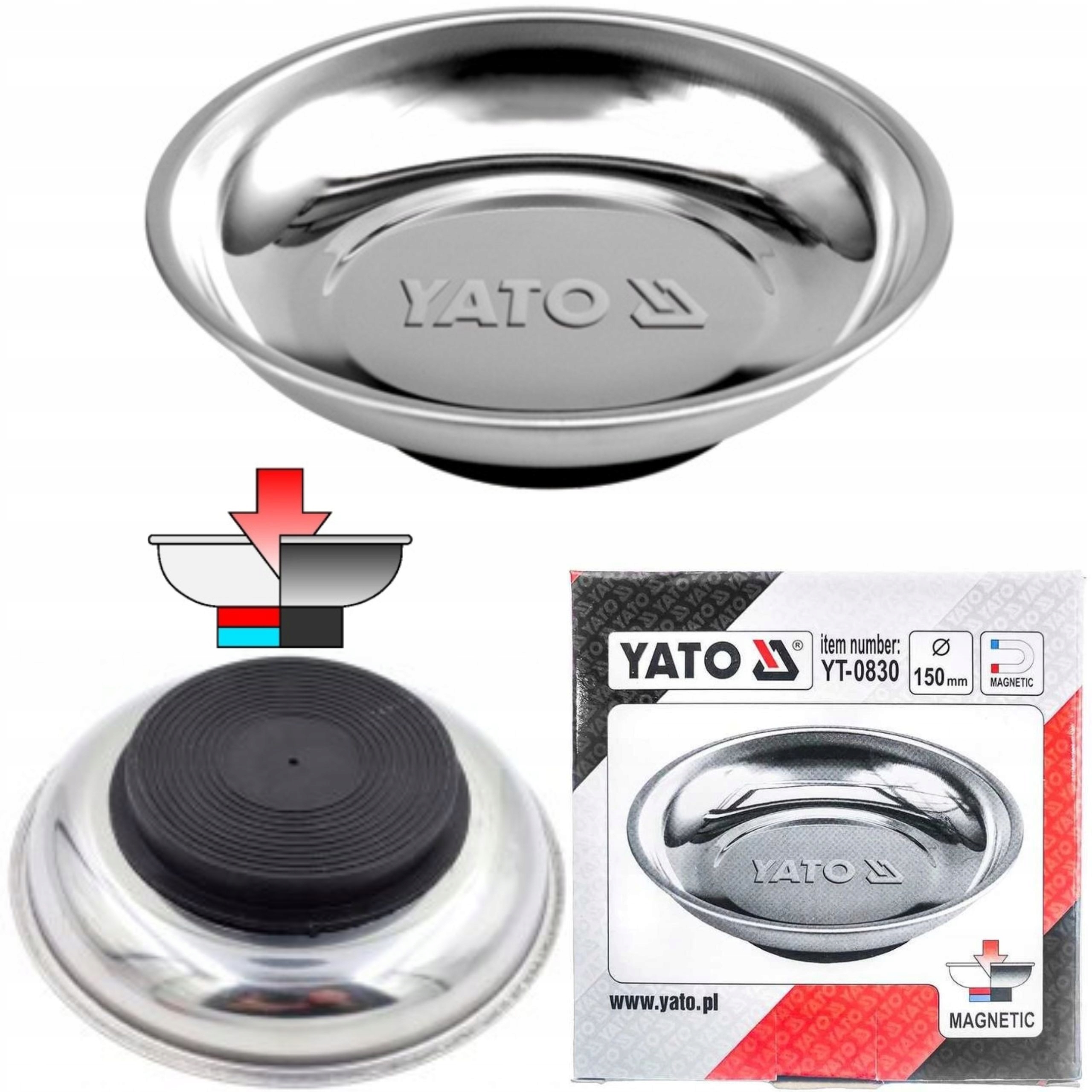 

Miska Magnetyczna Warsztatowa Yato 6" 150cm