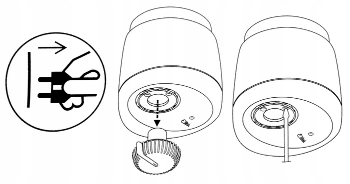 Grzałka do bojlera z termostatem GRBT 1400W typ U 6/4'' polska W084C Marka Eliko