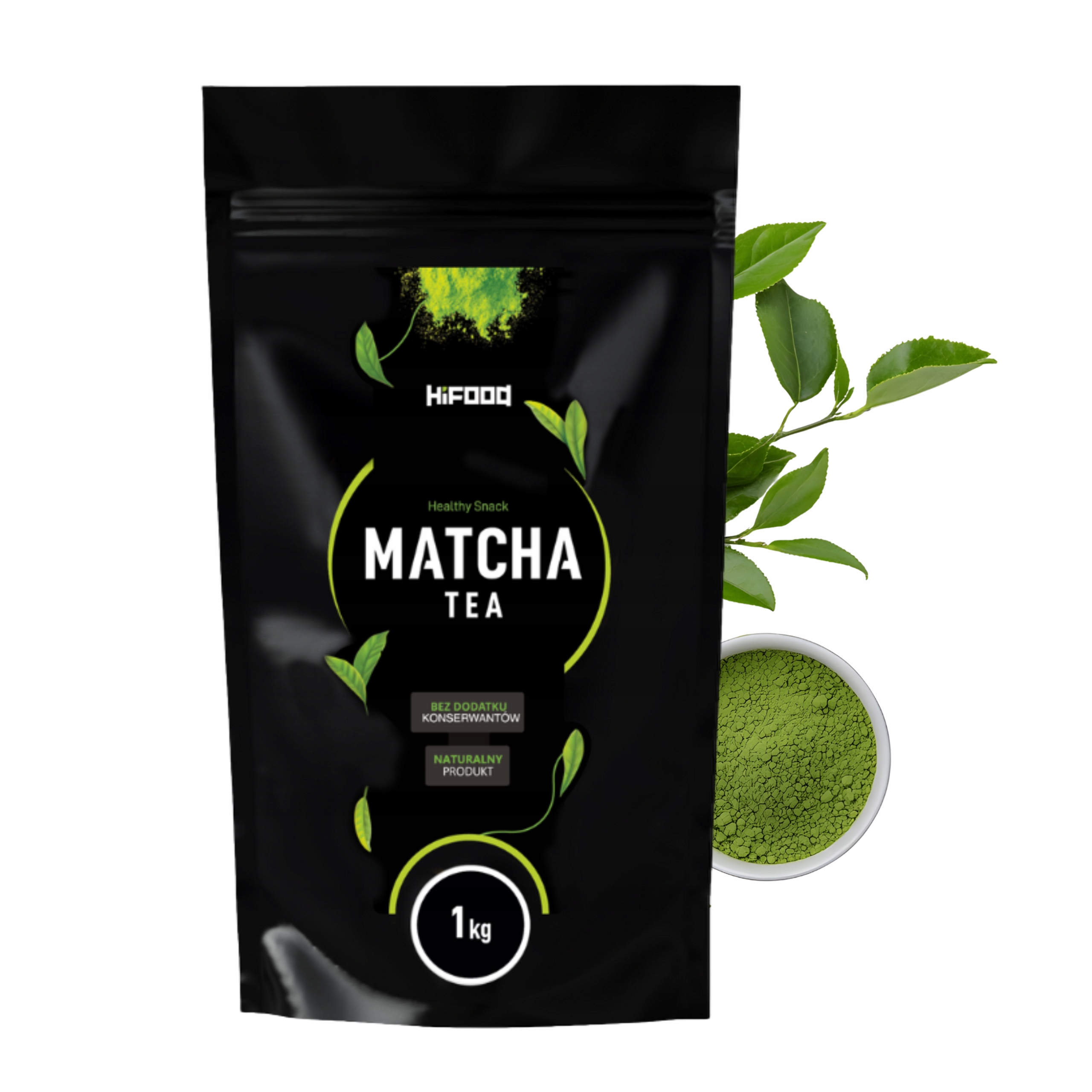 Matcha Tea Codzienna 1000g Zielona Herbata w Proszku HiFOOD